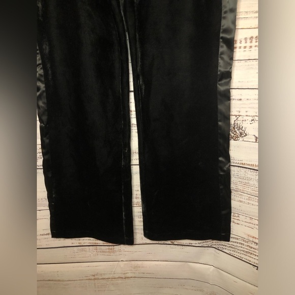 VENUS Black Velvet Satin Wide-Leg Pants size 18 NWOT - Picture 7 of 14